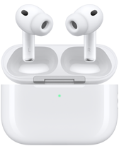 Carcasă de încărcare cu AirPods Pro 3 plutind deasupra
