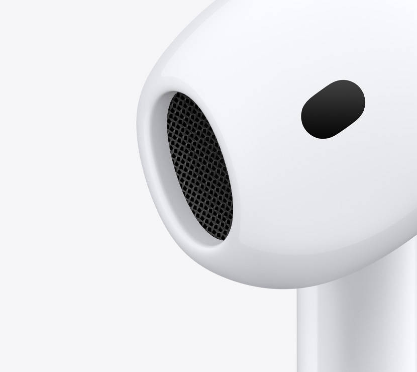 Close-up earbud eksternal.