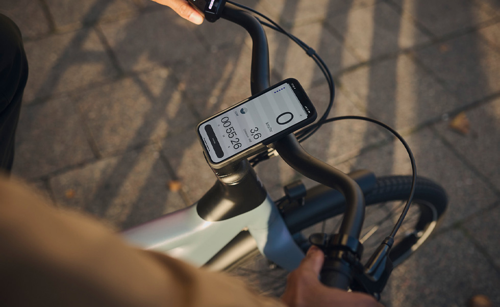 Les clients et clientes peuvent consulter des données en temps réel sur leurs déplacements à partir de leur vélo.