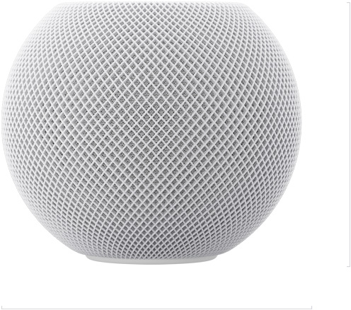HomePod mini 2, parte frontal, alto: 84.3 milímetros, ancho: 97.9 milímetros